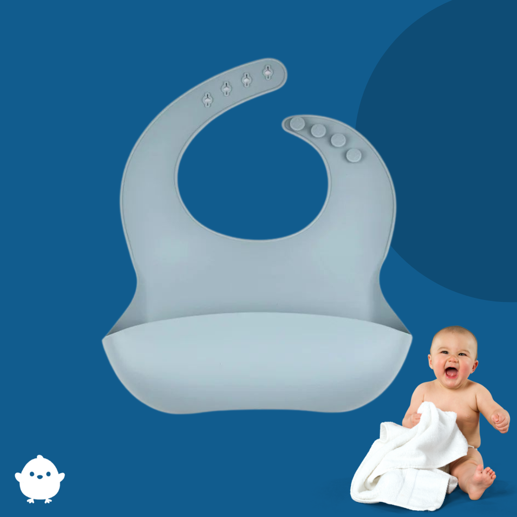 HappyMeal™ - Bavoir à plateau en Silicone