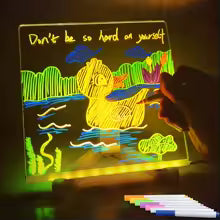 CreaLED™- Tableau d'affichage en acrylique lumineux LED