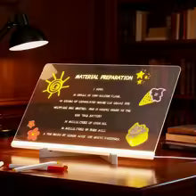 CreaLED™- Tableau d'affichage en acrylique lumineux LED